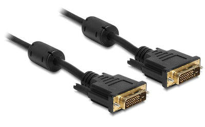 Delock Cable DVI 24 + 1 Male DVI 24 + 1 Male 3M Black — image 1