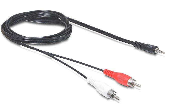 Delock Cable Stereo 3,5MM Male 2 X Rca Male 5M