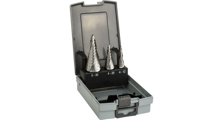 Bosch Professional Set Of Drill Bits Escalonadas Hss, Ø 4MM - Ø 30MM, 3 Pieces 2608587426