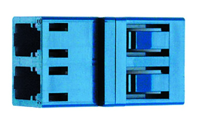 Telegärtner J08071A0002 Adapter Fibre Optic Lc 1 Pieces Blue — image 1