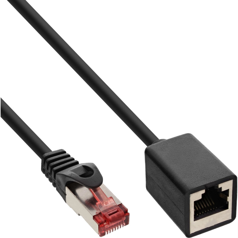 Inline Network Cable S/FTP Pimf CAT.6 250MHZ Cobre Libre Halógenos Black 3M Extensión