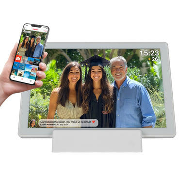 Denver PFF-1070W Frame Fotográfico Digital White 25,6CM (10.1) Screen Touchscreen Wi-Fi — image 1