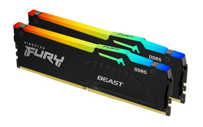 Kingston Memory DDR5 Technology Fury Beast RGB 64GB 2 X 32GB Ecc — image 1