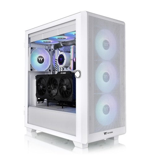 Thermaltake PC Case S250 Tg ARGB Snow White