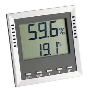 Tfa-dostmann 30.5010 Higrómetro And Psicómetro Indoor Higrómetro Electronic Grey Silver