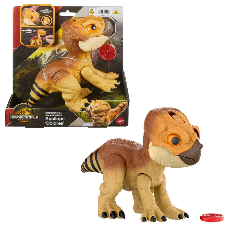 Mattel Figure Jurassic World: Die Wiedergeburt - Primal Projoector Aquilops Dolores JGC01