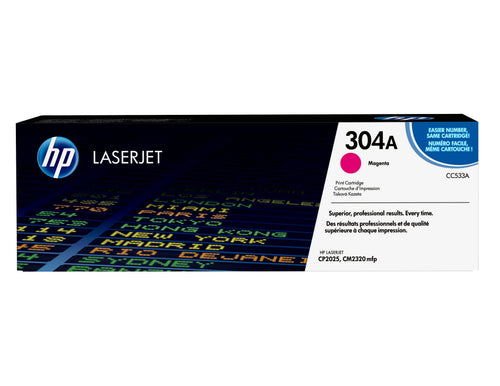 HP Genuine Toner CC533A Magenta Laserjet CP2025DN/CP2025N And Multifuncion CM2320FXI/CM2320NF — image 1