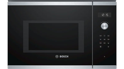 Bosch Horno Microwave BFL554MS0, Serie 6, Recessed 900W, 25L, Steel Inoxidable — image 1