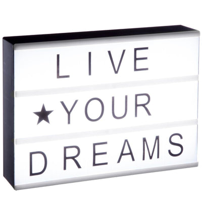 Box Of Mensajes Luminosos 30 X 22 X5.5CM a Batteries — image 1