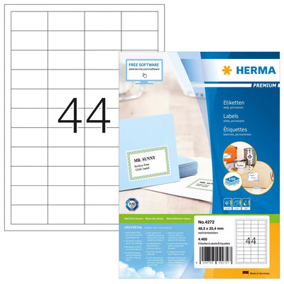 Herma Labels 4272 White 48,3 X 25,4MM — image 1