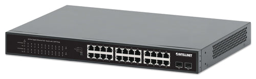 Intellinet 24PORT Gigabit PoE + Switch 2X1G Sfp 370W — image 1