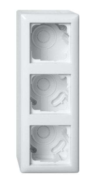 Gira 106303 Ap-carcasa 3F + Frame Standard 55 White Puro
