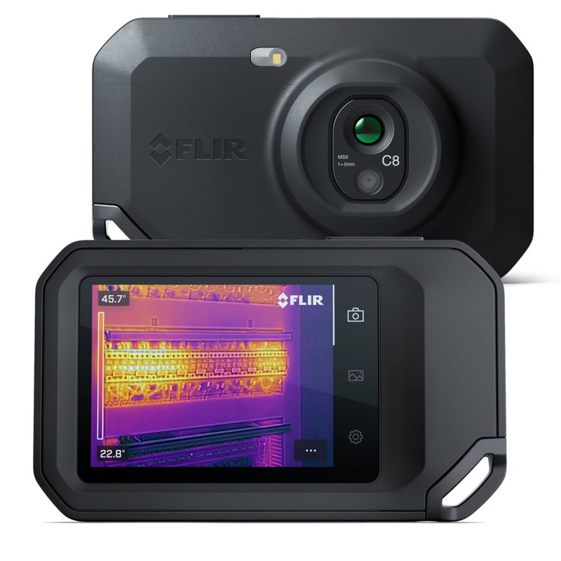 Flir Camera Thermal One C8 Black 320 X 240 Pixels Screen Incorporada LCD