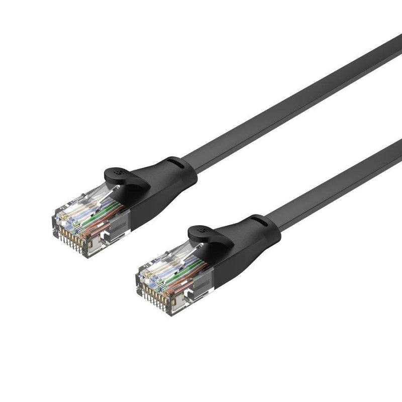 Unitek Ethernet Network Cable CAT.6 Flat 2M Black