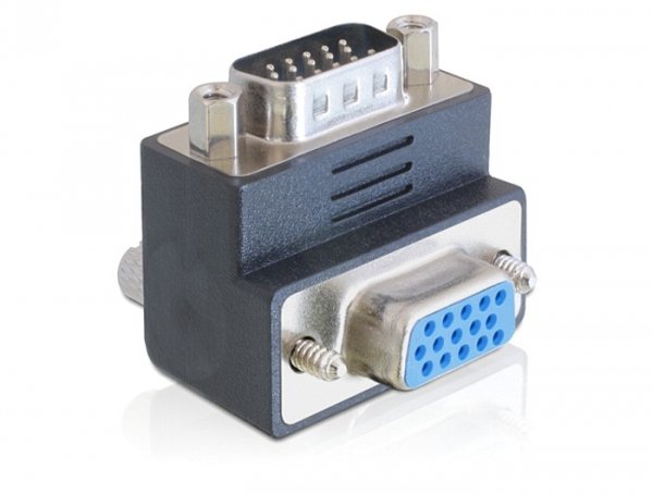 Delock Adapter VGA Male / Female 270° Angular
