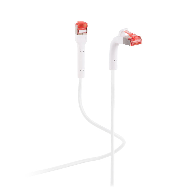 Flexline Network Cable U/FTP CAT.6A With Biegbaren Mecker White 10,0M