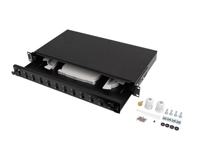 Lanberg Fiber Patch Panel 12XSCDX 12XLCQD Rack 19INCH