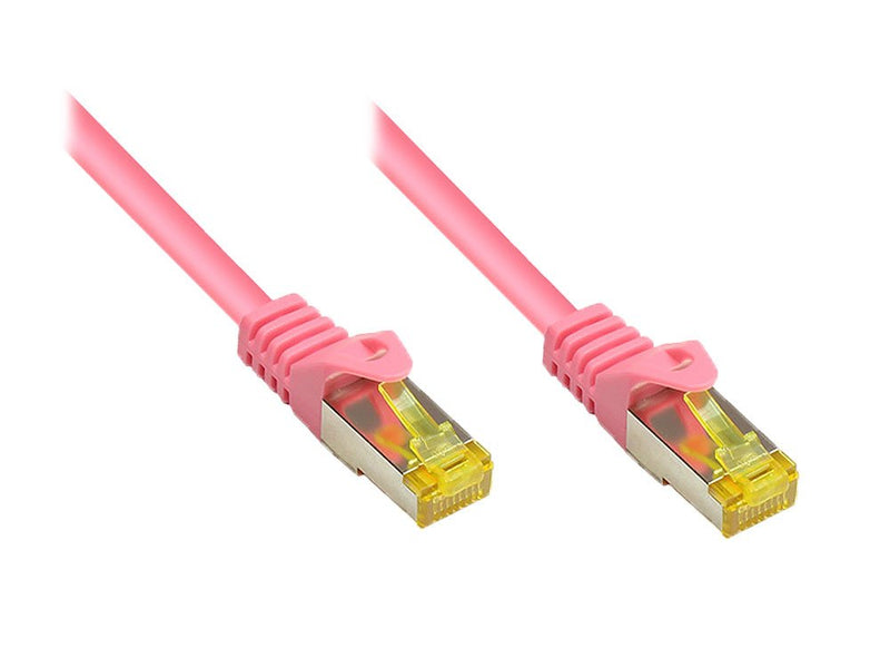 Good Connections Network Cable M. CAT.7 Rohk. Magenta 25M