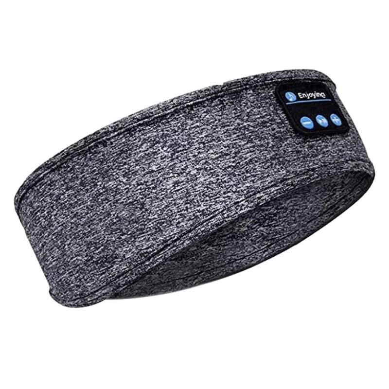 Diadema Elástica With Headphones Bluetooth Grey
