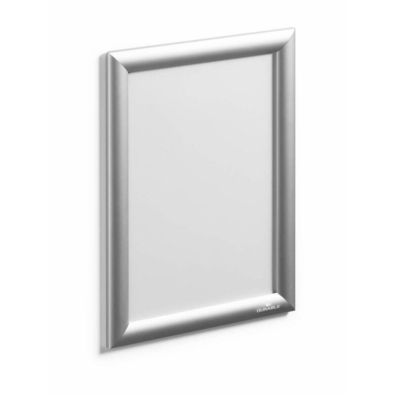 Durable Frame Abatible Aluminium A4 Silver