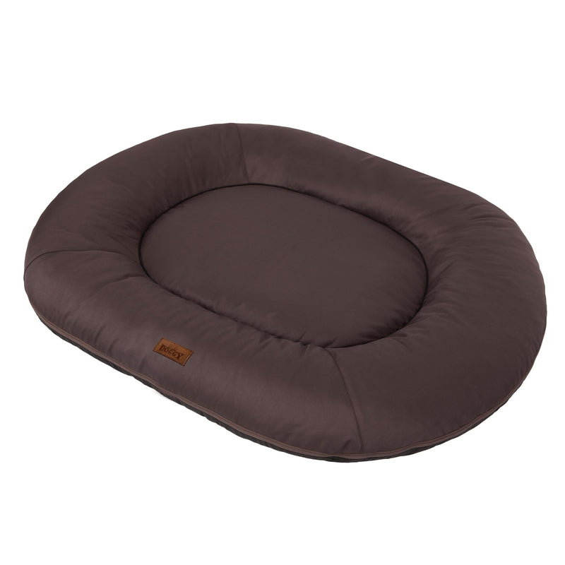 Oval Dog Basket Bed – Brown, XXL