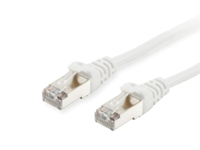 Equip Network Cable CAT.6A S FTP 2x RJ45 0.15M White
