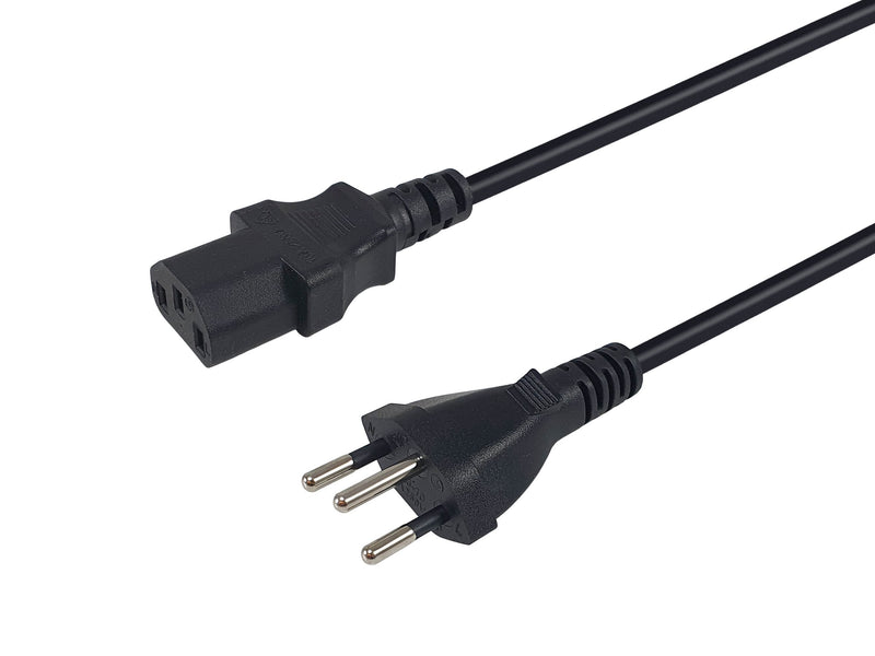 Equip Cable Power C13 -T12 H/M Black 5.00M Pvc