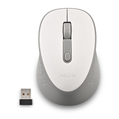 Ngs Wireless Mouse 800/1600DPI Colour White — image 1