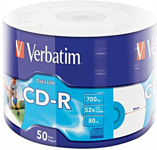 Verbatim Cd-r Datalife - 700MB ( 80 Min ) 52X 50PCS 43794