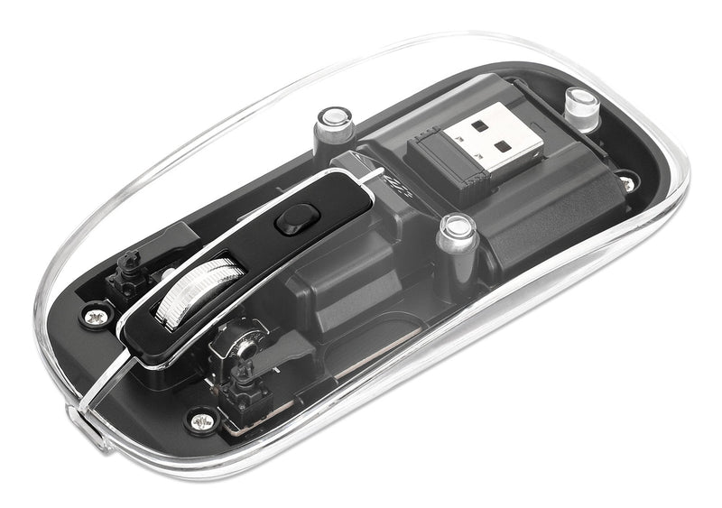 Manhattan Mouse 190268 Universal Ambidextro RF Wireless Óptico 1600 DPI