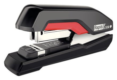 Rapid Supreme SO60 Stapler Desktop - Up To 60 Hojas - Staples 24/6-8+, 26/6-8+ - Grapado Flat - Colour Black/R — image 1