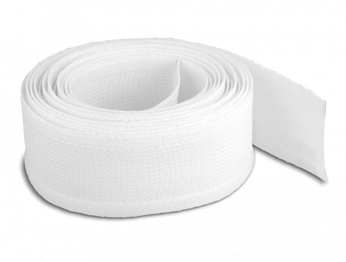 Delock Hose Trenzada With Closure Velcro 5M X 19MM White