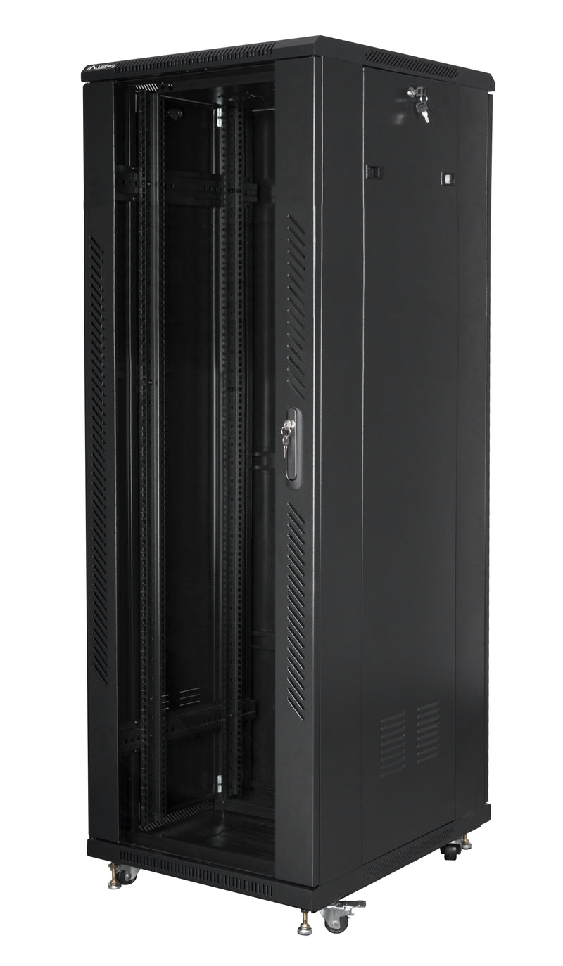 Lanberg Cabinet Rack FF01-6837-12B Black 19'/48.26CM 37U IP20 600X800X1833MM Up To 800KG Charging Accesorios A