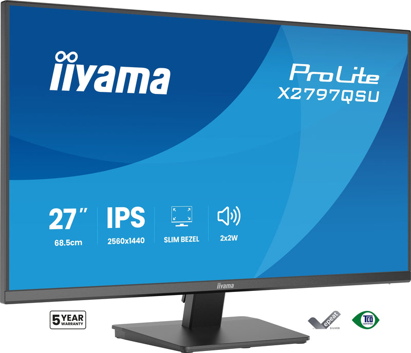 Iiyama 68.6CM 27 X2797QSU-B1 16:9 HDMI + DP + 2x USB-C IPS