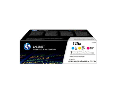 HP Genuine Toner 125A Multipack Cyan Magenta Yellow — image 1