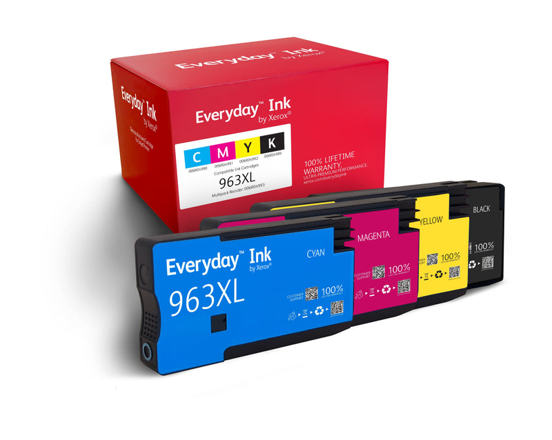 Xerox Ink Everyday™ Multipack Compatible With HP HP963XL (HP963XL Multipack), Capacity High