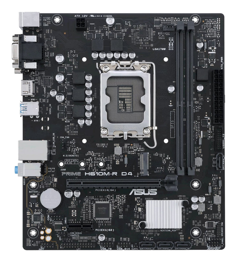 ASUS Motherboard Prime H610M-R D4 Socket 1700 microATX Bulk
