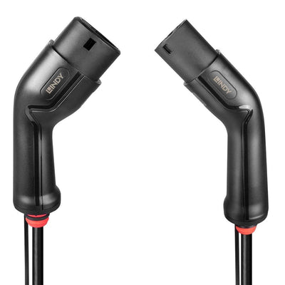 Lindy 30112 Cable Charging Vehículo Eléctrico Black Type 2 Type 1 3 5M — image 1