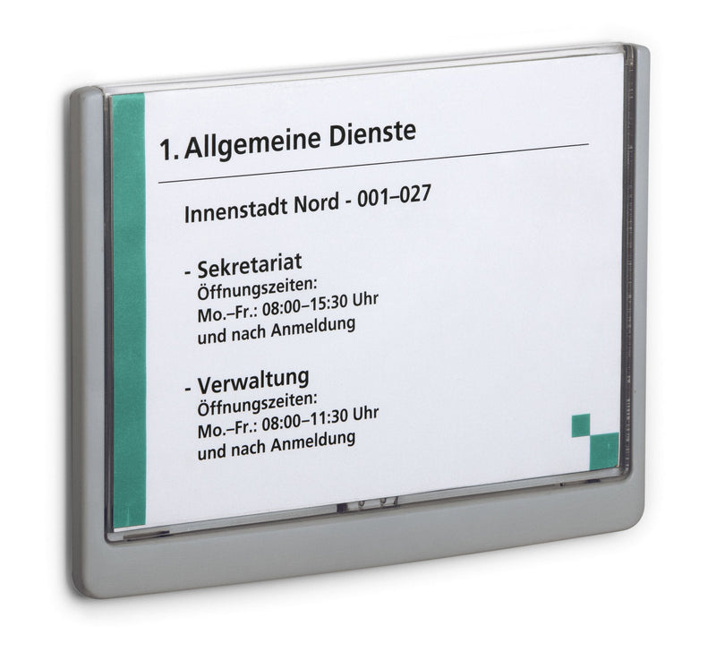 Durable Board Door CLCKSIGNA5 210X148,5 Kleben/Schr. Graphit