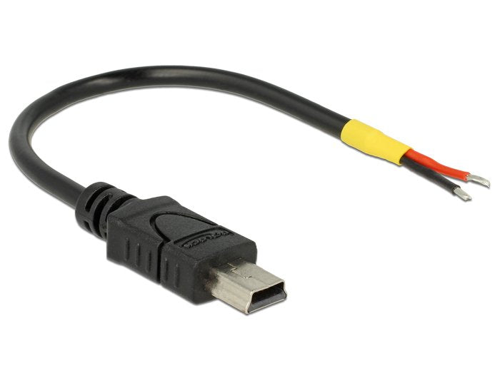 Delock USB Cable 2.0 Mini-b Male 2X Extremos Cable Abiertos 10CM Raspberry