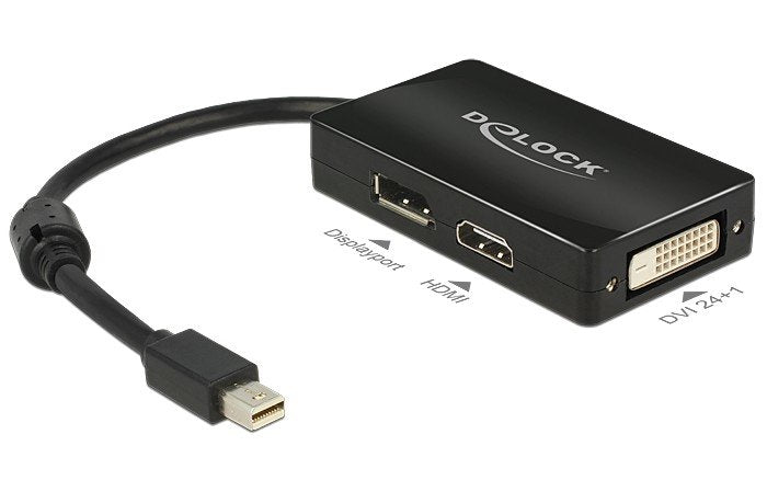 Delock Adapter Mini DisplayPort 1.1 Male DisplayPort / HDMI / DVI