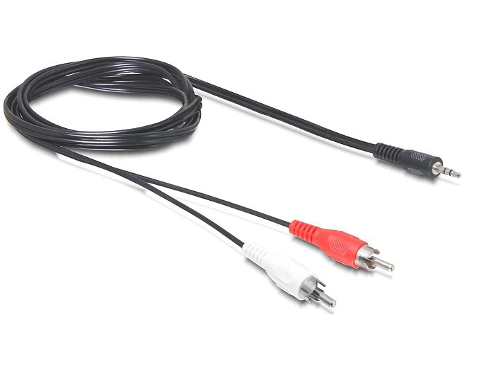 Delock Cable Audio 3,5MM Klinkenmacho 2 X Cinch Male 10M