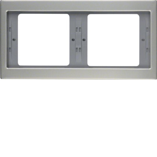 Berker 1363 70 04 Frame 2F Waagerecht Edst Rostfrei