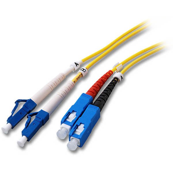 Efb Duplex Network Cable Lc-sc OS2 G652D 5M Lszh 2MM Yellow