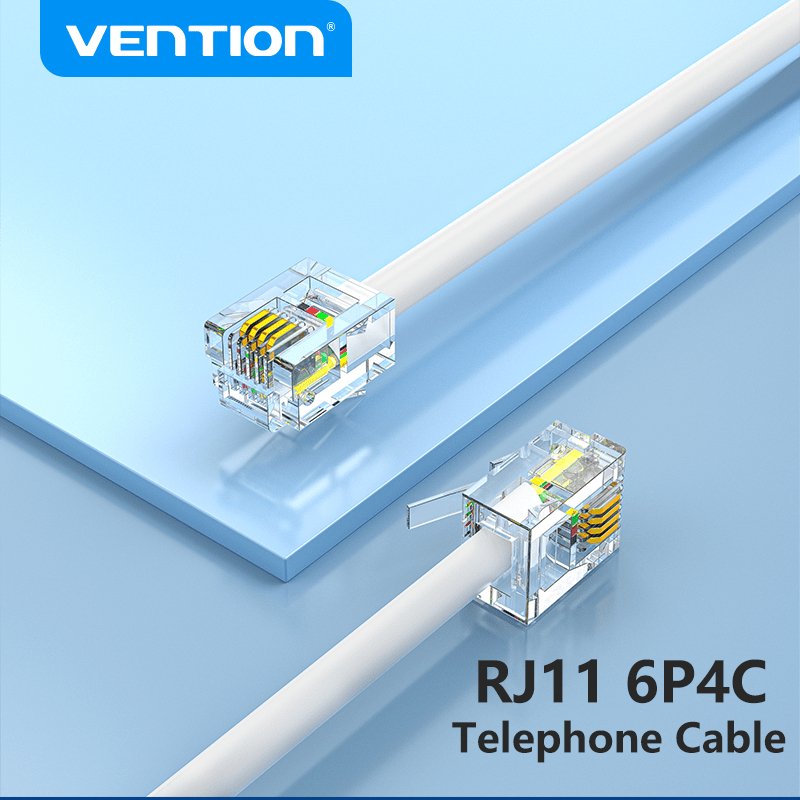 Cable Phone RJ11 6P4C Aisens Iqbwj 5M White