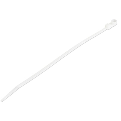 StarTech.com 20CM(8) Cable Ties With Mounting Hole 4MM(1/8) Wide 52MM(2) Bundle Diameter 22KG(50LB) Tensile St — image 1