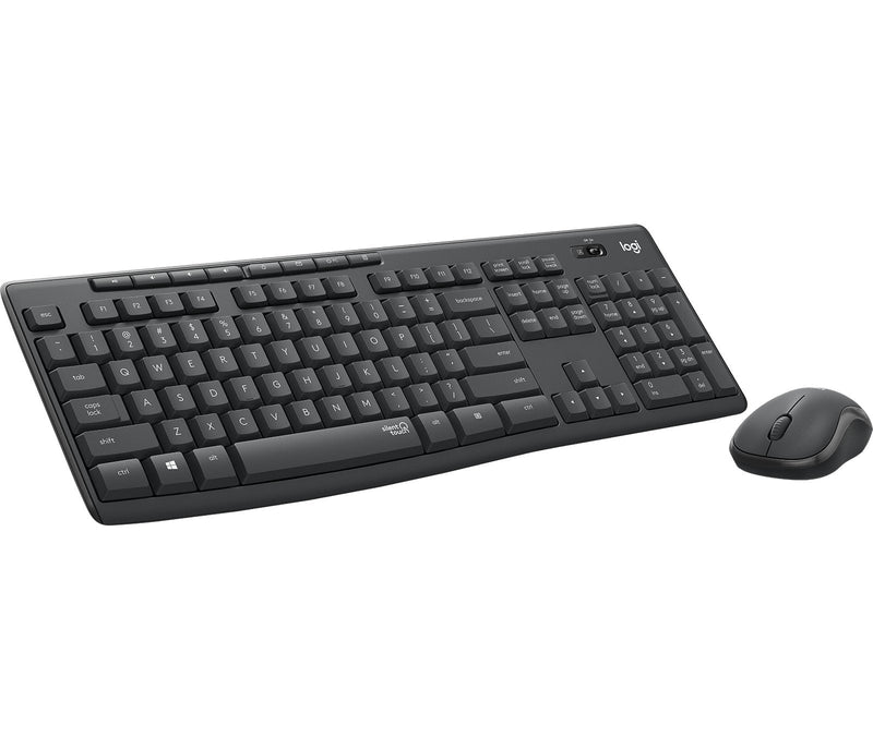 Logitech Keyboard English + Mouse MK295 USB QWERTY Internacional Ee.uu. Graphite