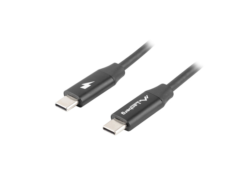 Lanberg USB Cable 2.0 Male/USB C Male Quick Charge 4.0 1.8M Black