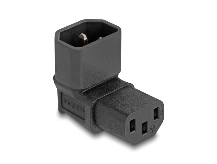 Delock Netzadapter IEC 60320 - C14 a C13, Connector Male / Connector Female