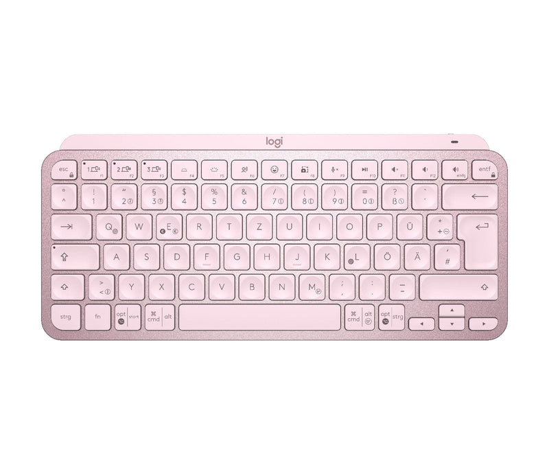 Logitech Mx Keys Mini, Keyboard Pink Disposición 920-010481